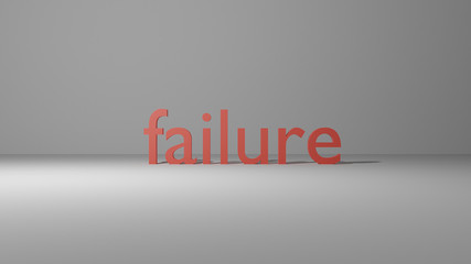 failure in business, 3D type
