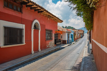 Calles de San cristobal de las Casas, México