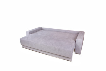 Spread sofa grey into sleeping place