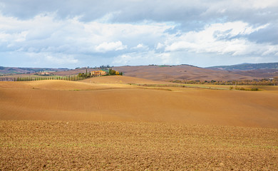 Fototapeta premium Tuscany Country Landscape Val d'Orcia Italy