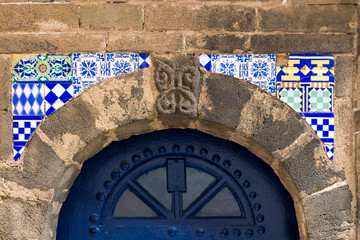 Detail of traditional door, Essaouira, Morocco