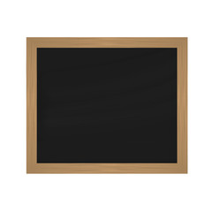 Black chalk Board in a wooden frame