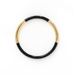 Isolated Gold and Enamel Bracelet 