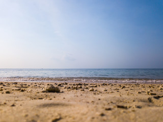 Fototapeta na wymiar view of the coastline of a beach. Thailand