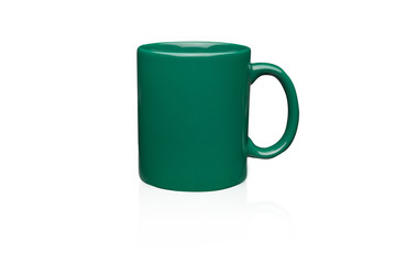 green empty mug