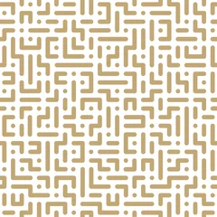 Behang Abstract naadloos geometrisch patroon - gestreept ontwerp. Trendy digitale achtergrond, eindeloze gouden textuur © ExpressVectors
