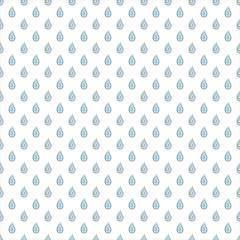 Seamless Pattern with colorful Drops. Scandinavian Style.