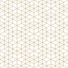 Abstract seamless ornamental pattern - geometric design. Vector minimalistic luxury background