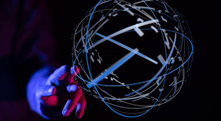  touching global network and data customer connection