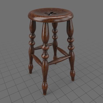 Traditional bar stool