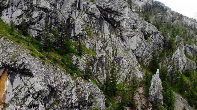 landscape - mountains - aerial view - alps/austria