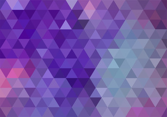 abstract blue geometric background wwith triangles