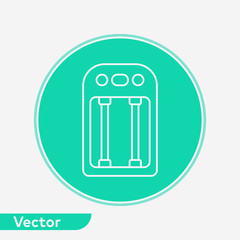 Heater vector icon sign symbol
