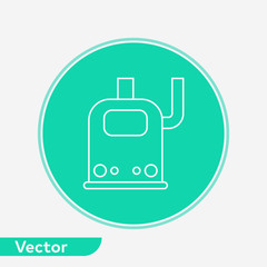 Heater vector icon sign symbol