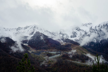 Obraz premium view of mountains
