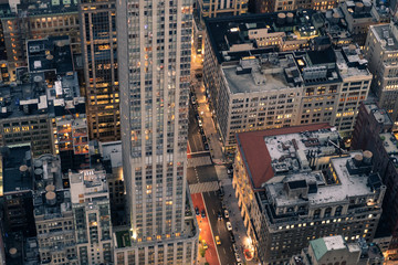 Vue de Manhattan depuis un gratte-ciel