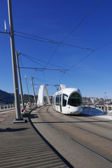 city ​​of lyon, in the rhone alpes region in france