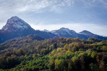 view of mountains