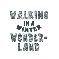 Lettering poster  in scandinavian style. 