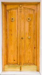 Fototapeta na wymiar Wooden door somewhere in Andalucía, Spain