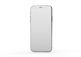  New realistic mobile phone smartphone mockup with blank screen.