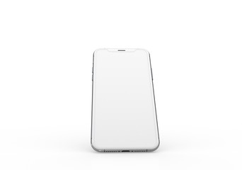  New realistic mobile phone smartphone mockup with blank screen.