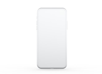  New realistic mobile phone smartphone mockup with blank screen.
