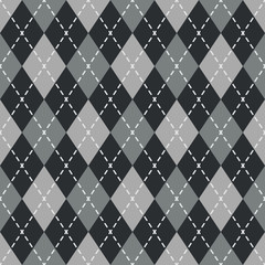 background with gray diamonds. texture knitted plaid sweater. vector