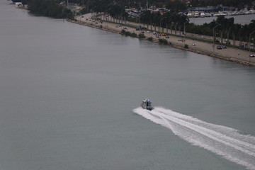 Obraz premium Miami and surrounding water