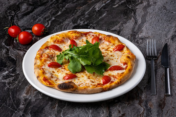 Traditional Italian pizza