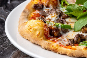 Traditional Italian pizza