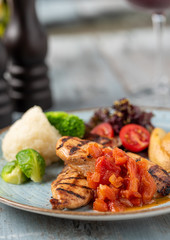 Grilled chicken breast