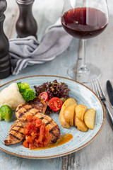 Grilled chicken breast