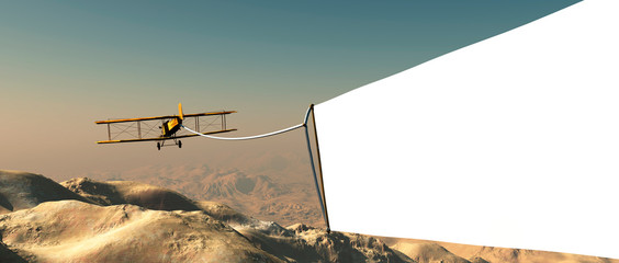 illustration of a biplane © juanjo