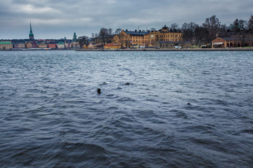 Obraz premium Old beautiful city on the water