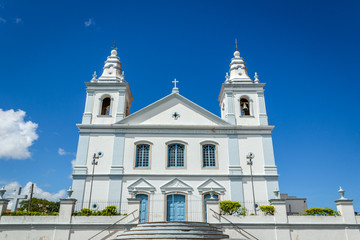Fototapeta na wymiar Mother Church of St. Joseph, a fine example of Neo-Classical religious architecture of Brazil, located in the southern region of the country. Features various sacred images.