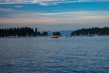 Boats at a distance, Nanaimo, BC, Canada