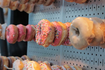 wall of donuts