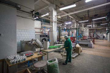plant of microbiological synthesis April 27, 2017, Ukraine, Ladyzhin, production of...