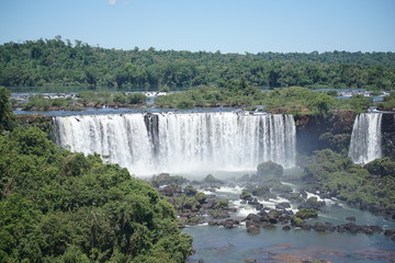 Fototapeta premium IGUAZU GARGANTA DEL DIABLO IGUAZU WATER FALL