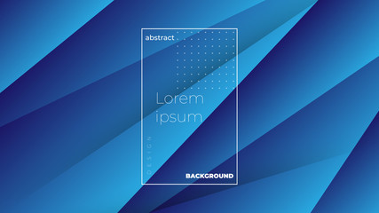 Abstract modern graphic element. Dynamically colored forms and triangles. Gradient abstract banner with triangle mosaic shapes. Template for the design of a website landing page or background.