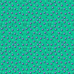 Bunch of Dots on Turquoise