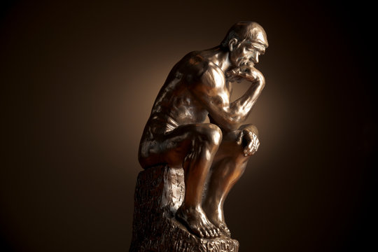 Rodin's The Thinker - Replica Bronze Statue
