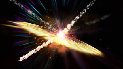 Fototapeta premium explosion fire abstract background texture