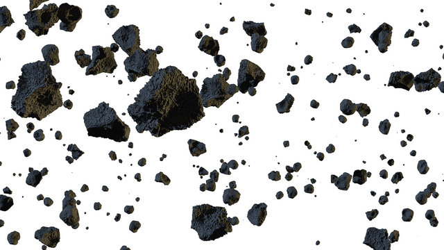 Meteorito asteroide roca