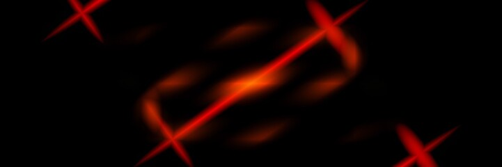 Digital art, panoramic abstract 3D objects, Germany