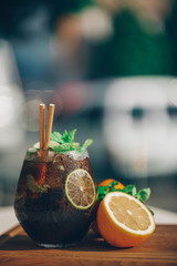 cocktails on the beach