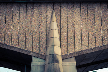 abstract view of highway bridge