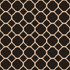 Moroccan quatrefoil pattern with background