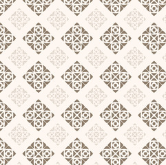 Rhombus baroque pattern